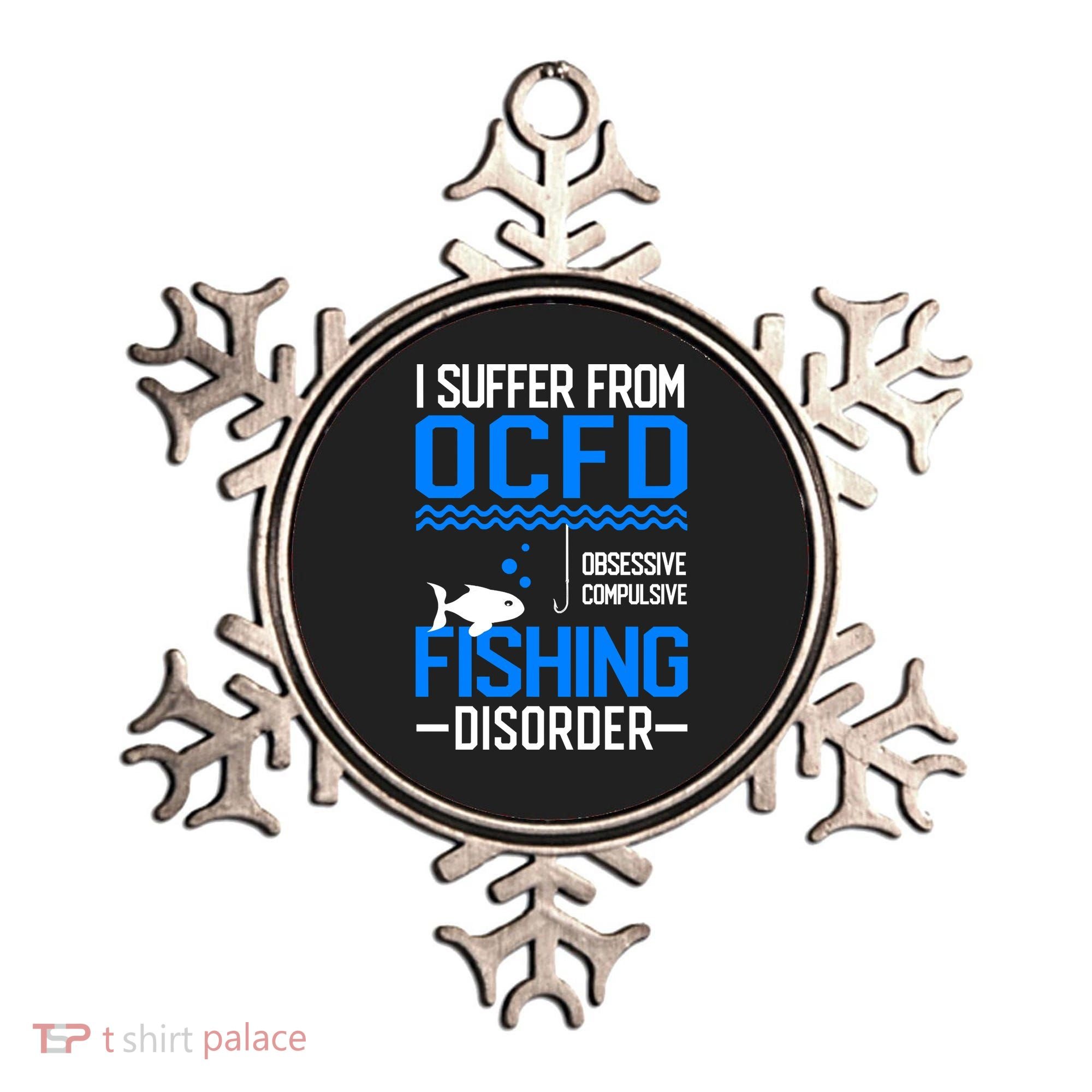 I Suffer From OCFD Fishing Discorder Cool Fish Daddy Ornament