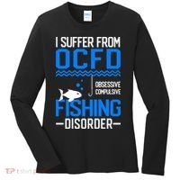 I Suffer From OCFD Fishing Discorder Cool Fish Daddy Women's Long Sleeve Shirt thumb 0