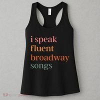 I Speak Fluent Broadway Songs Women's Tank Top thumb 3