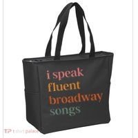 I Speak Fluent Broadway Songs Tote Bag thumb 2
