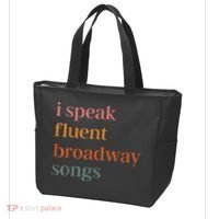 I Speak Fluent Broadway Songs Tote Bag thumb 3
