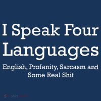 I Speak Four Languages | Funny Sayings Women's Sweatshirt thumb 2