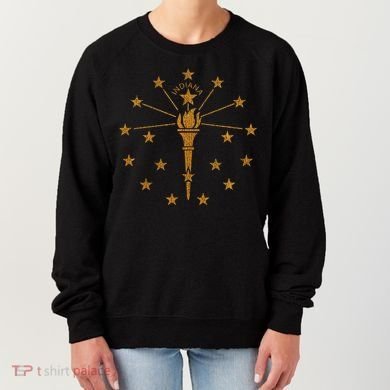 Indiana State Flag Graphic Women's Sweatshirt