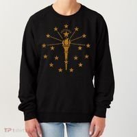Indiana State Flag Graphic Women's Sweatshirt thumb 0