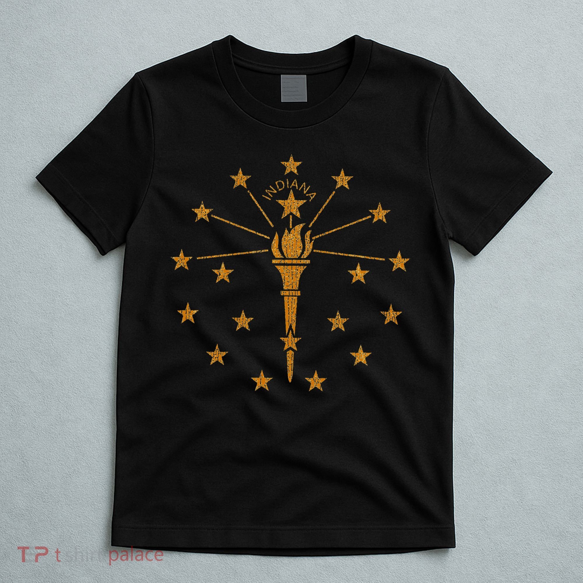 Indiana State Flag Graphic T-Shirt