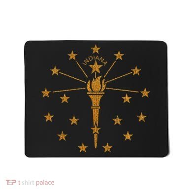 Indiana State Flag Graphic Mousepad