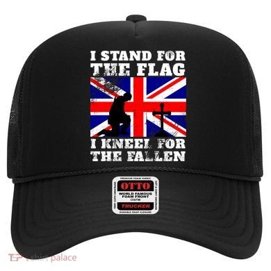 I Stand For The Flag I Kneel For The Fallen Union Jack Gift Hat