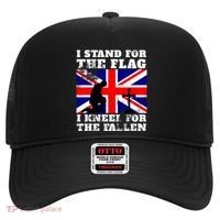 I Stand For The Flag I Kneel For The Fallen Union Jack Gift Hat thumb 0