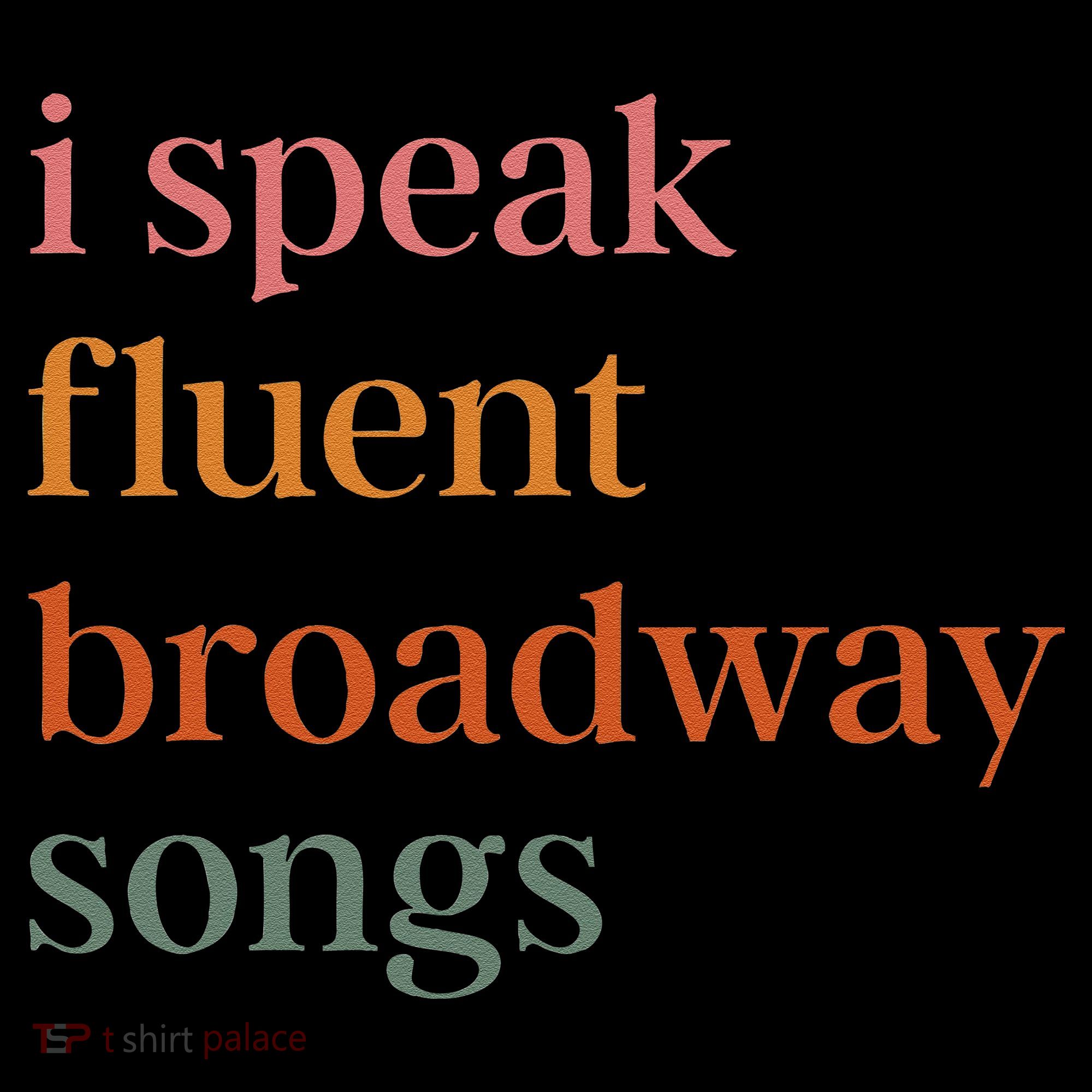 I Speak Fluent Broadway Songs Gift Ornament