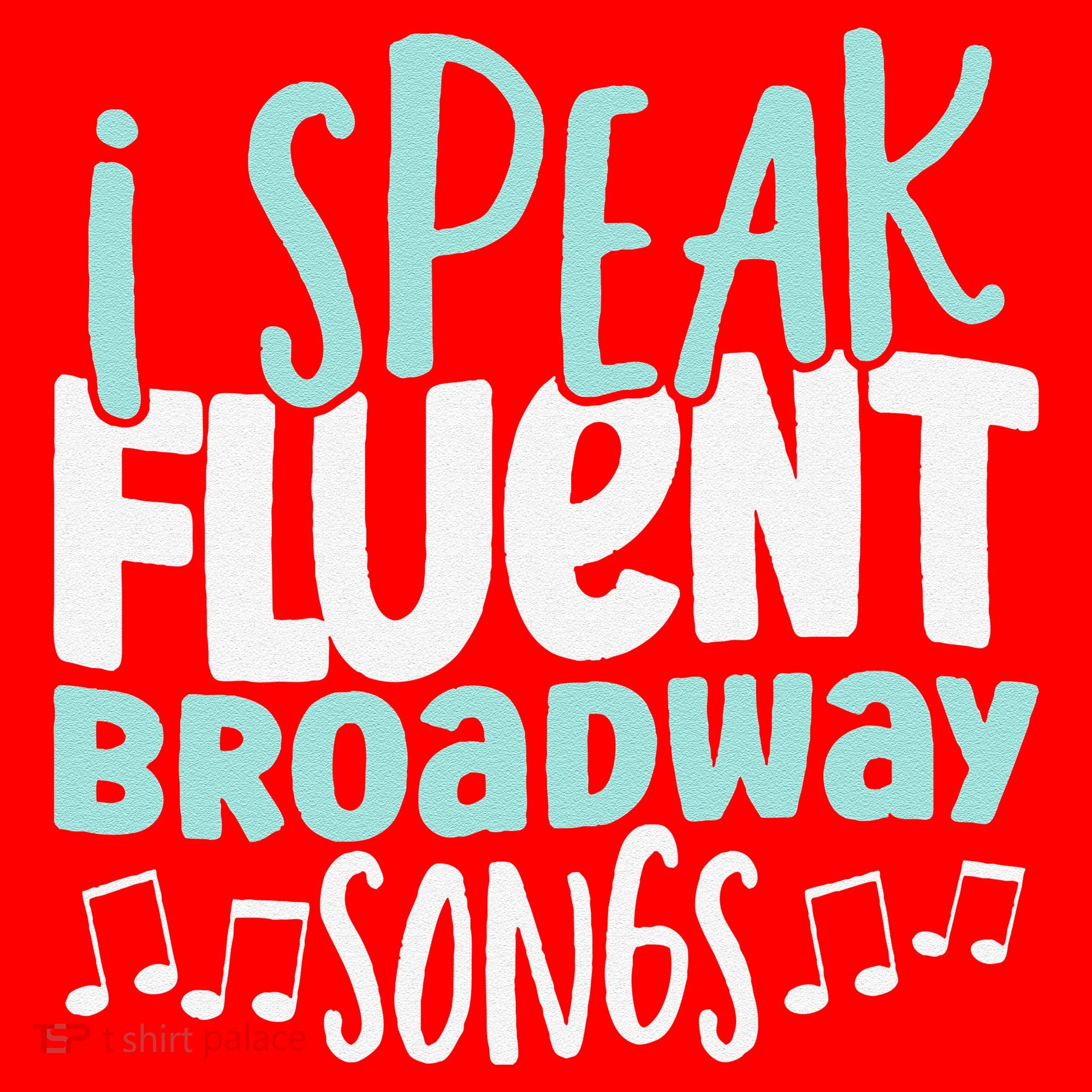 I Speak Fluent Broadway And Sarcasm Theater Santa Hat