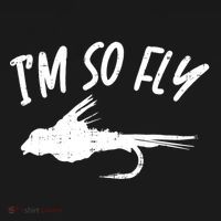 Im So Fly Bass Trout Fishing Angling Fisherman Angler Gift Women's Hoodie thumb 2