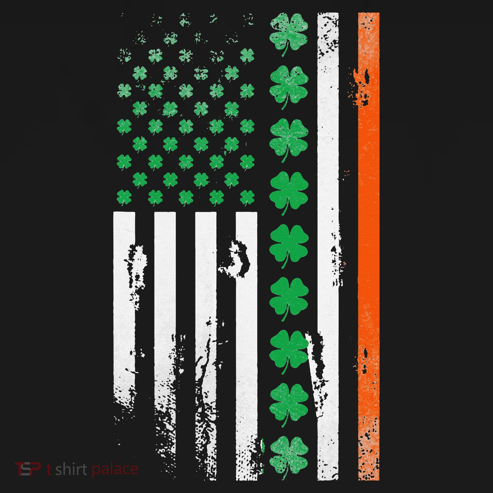 Ireland Shamrock Flag Saint Patricks Day Irish American Flag Women's Tank Top