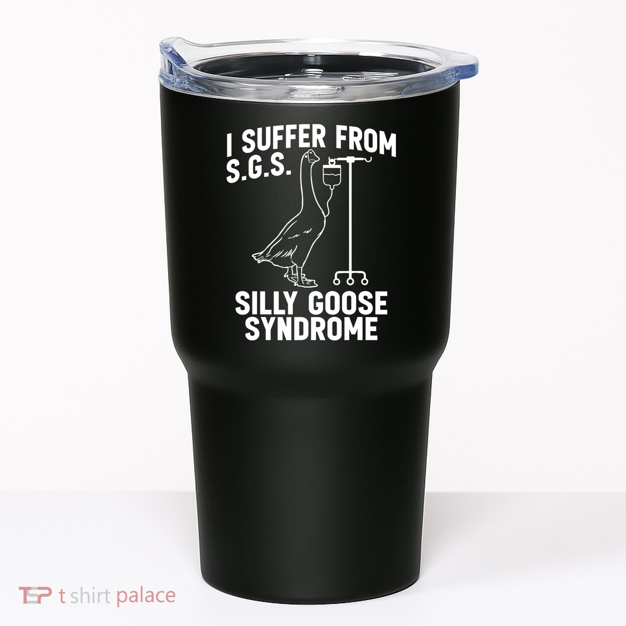 I Suffer From Silly Goose Syndrome Funny Goose Joke Humor Tumbler