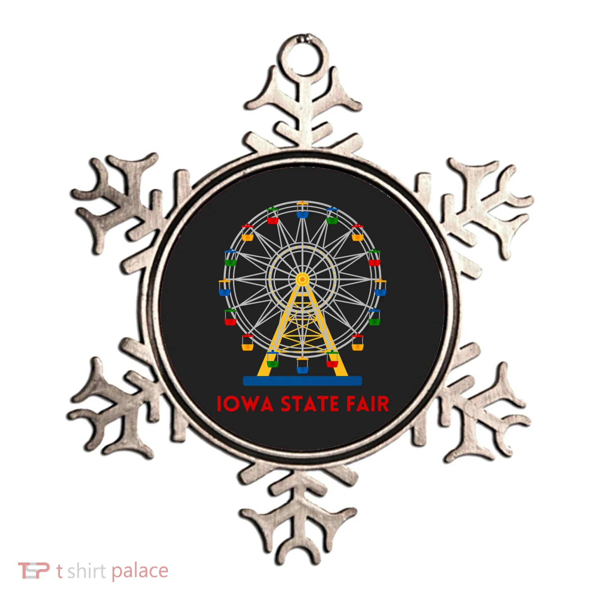 Iowa State Fair Ferris Wheel County Fair Premium Ornament