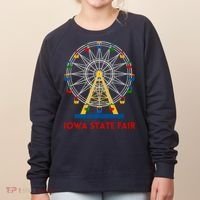 Iowa State Fair Ferris Wheel County Fair Premium Women's Sweatshirt thumb 0