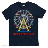 Iowa State Fair Ferris Wheel County Fair Premium T-Shirt thumb 0