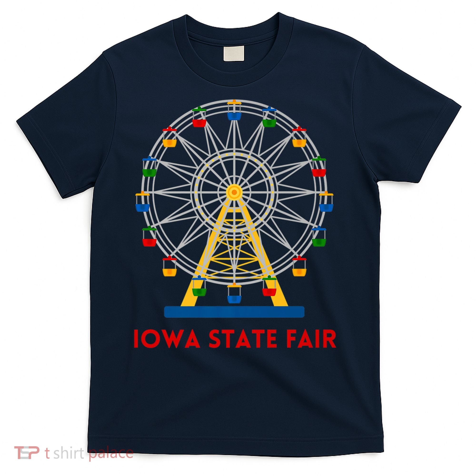Iowa State Fair Ferris Wheel County Fair Premium T-Shirt