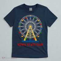 Iowa State Fair Ferris Wheel County Fair Premium T-Shirt thumb 5