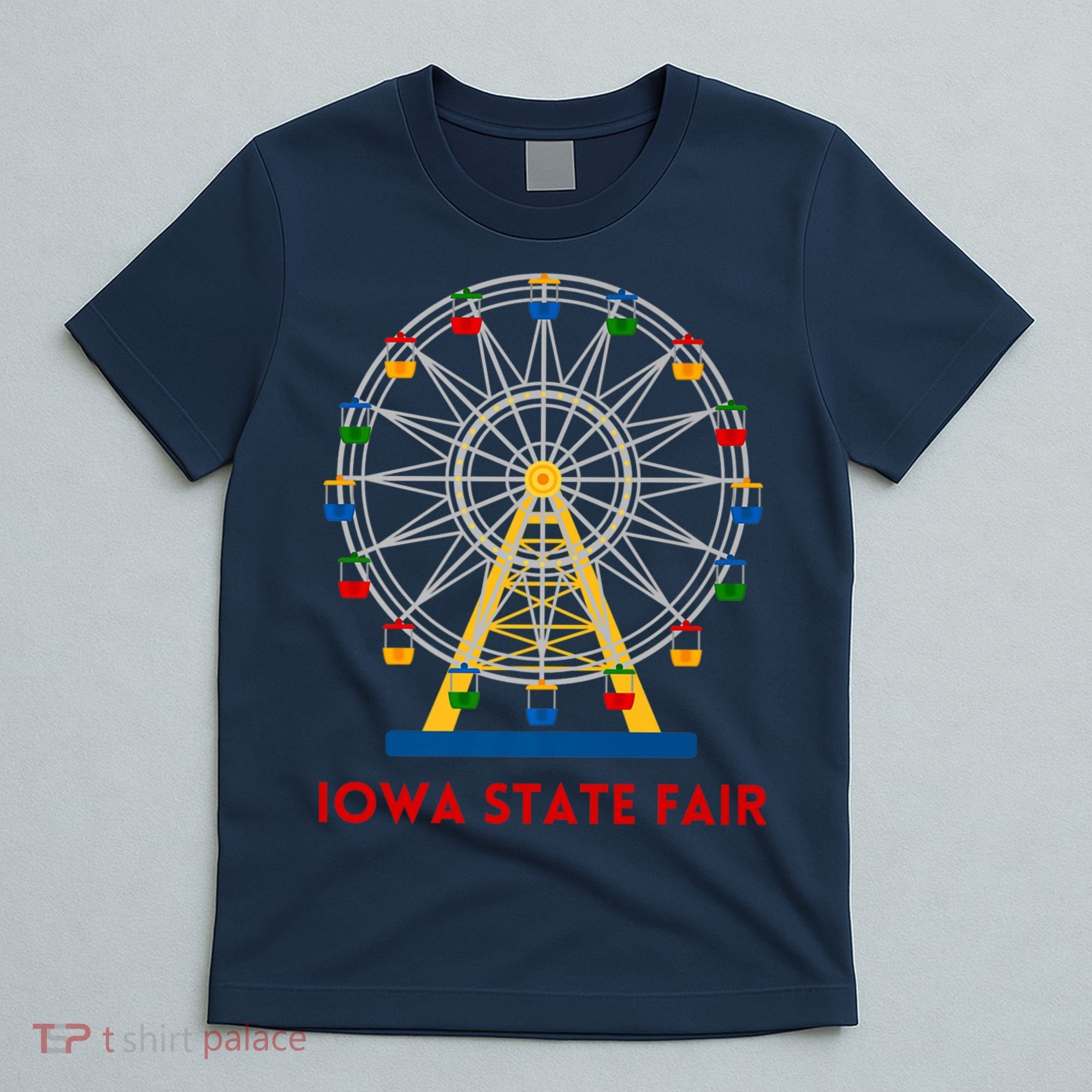 Iowa State Fair Ferris Wheel County Fair Premium T-Shirt
