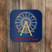 Iowa State Fair Ferris Wheel County Fair Premium Coaster thumb 0