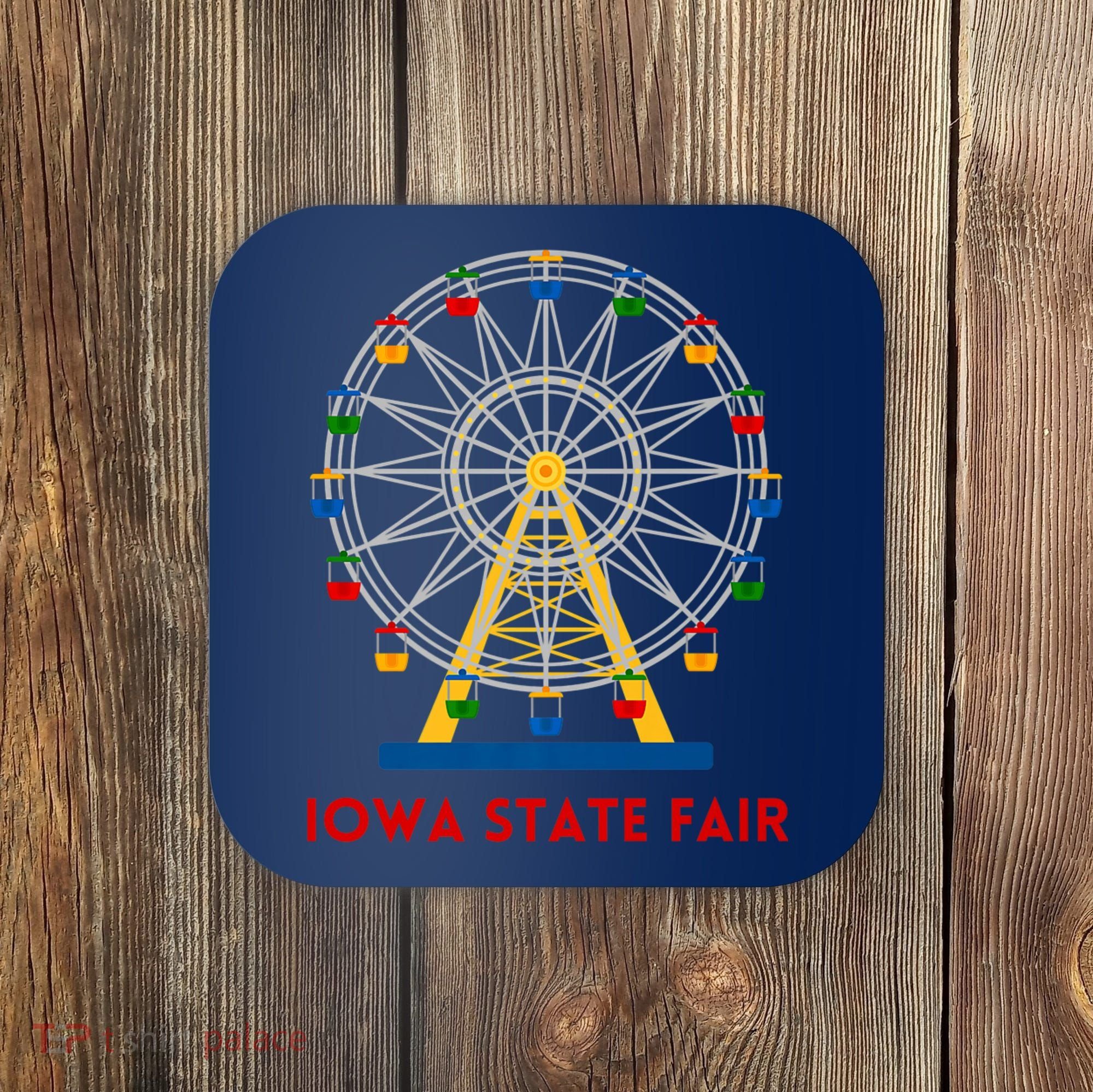 Iowa State Fair Ferris Wheel County Fair Premium Coaster