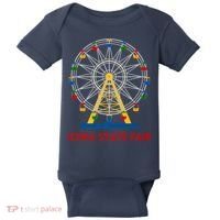 Iowa State Fair Ferris Wheel County Fair Premium Baby Bodysuit thumb 0