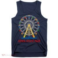 Iowa State Fair Ferris Wheel County Fair Premium Tank Top thumb 0