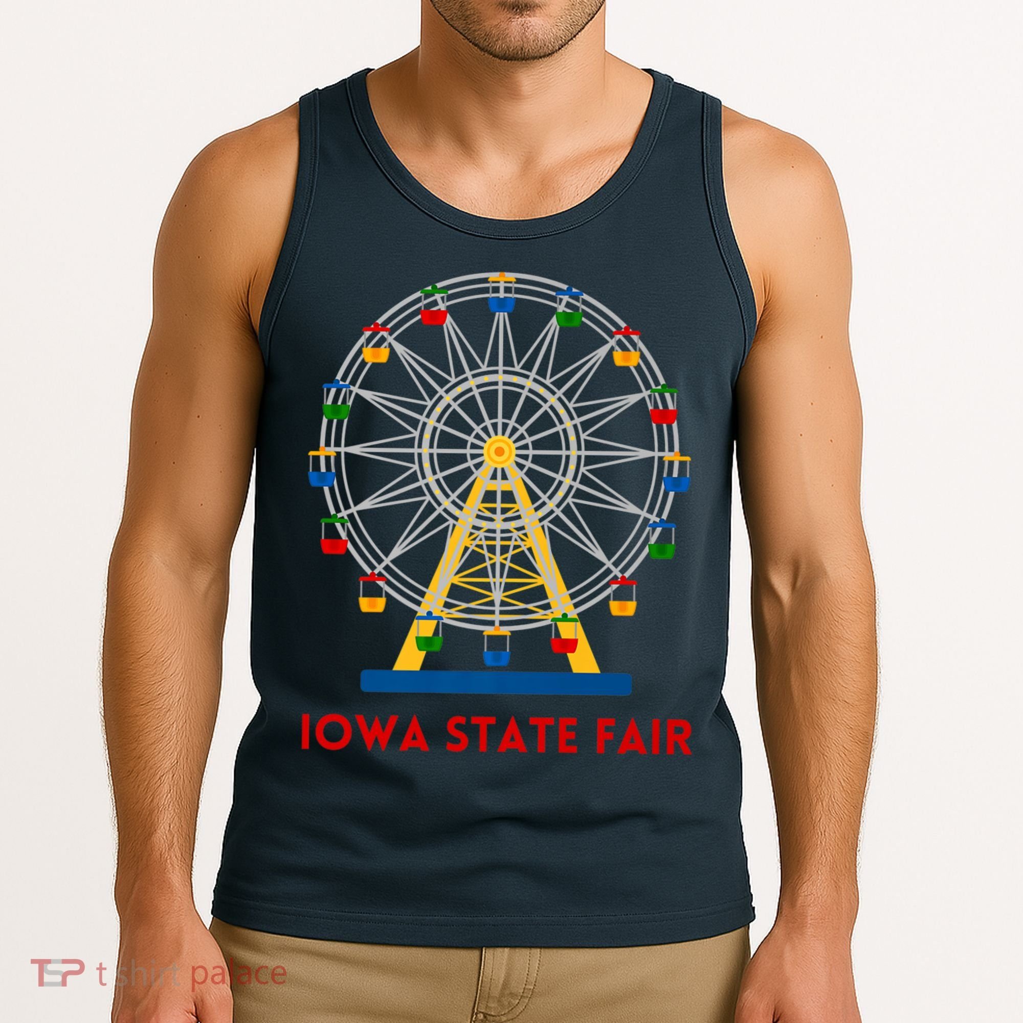 Iowa State Fair Ferris Wheel County Fair Premium Tank Top