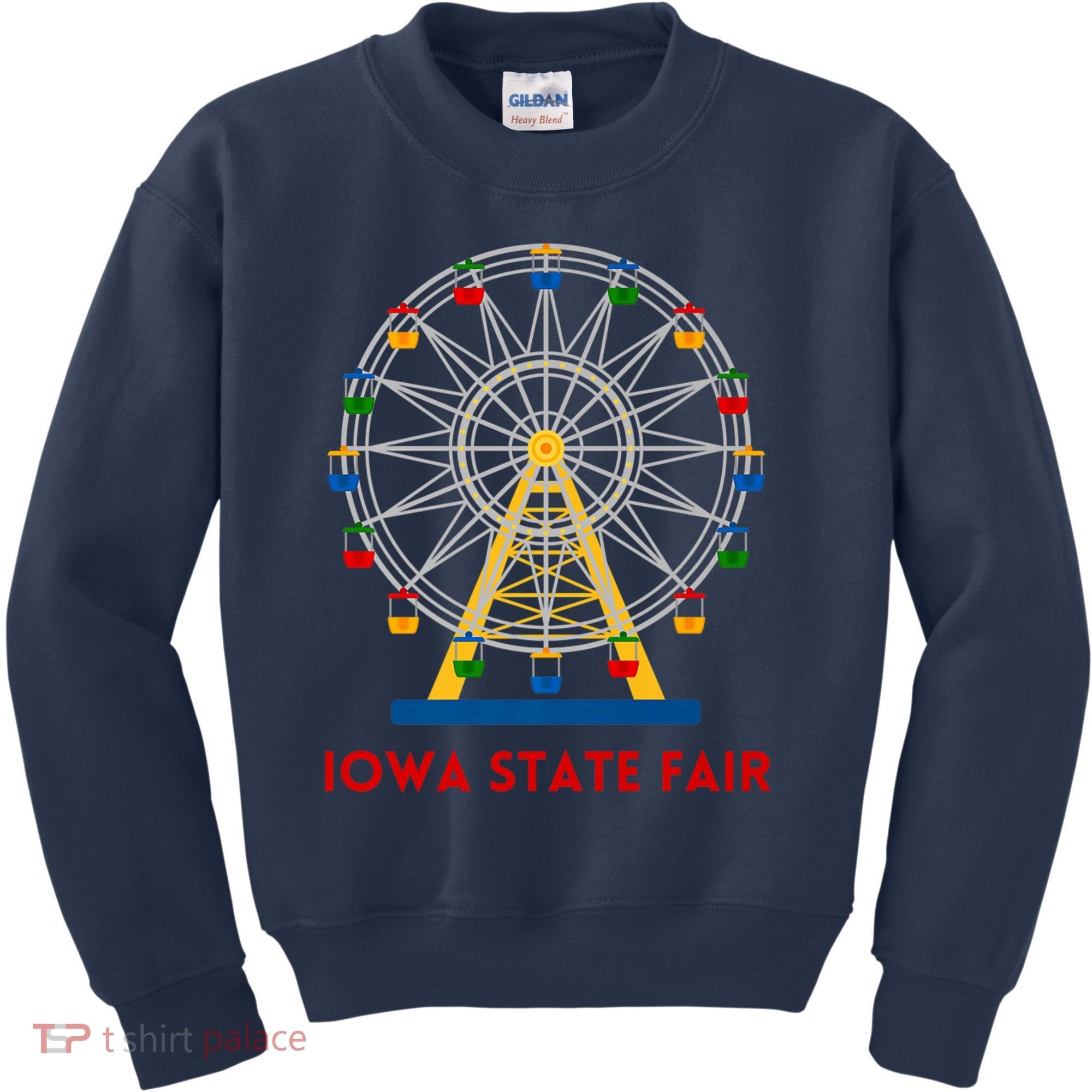 Iowa State Fair Ferris Wheel County Fair Premium Kids Sweatshirt