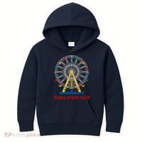 Iowa State Fair Ferris Wheel County Fair Premium Kids Hoodie thumb 0
