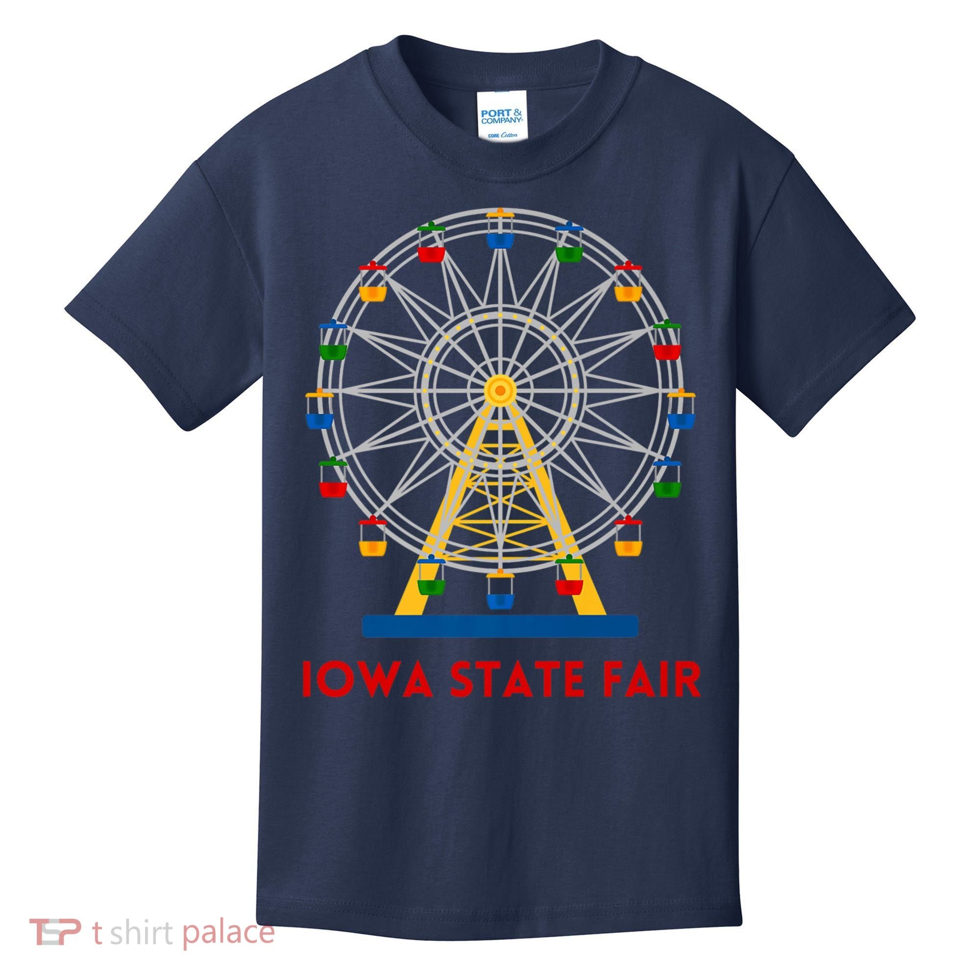 Iowa State Fair Ferris Wheel County Fair Premium Kids T-Shirt