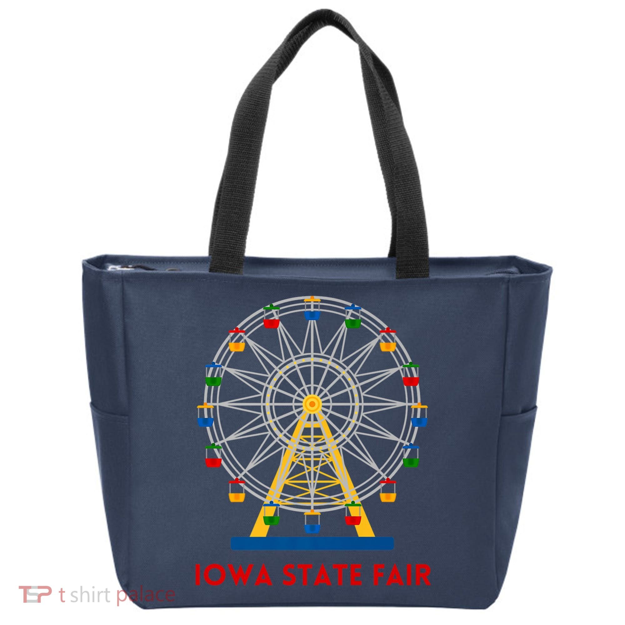 Iowa State Fair Ferris Wheel County Fair Premium Tote Bag