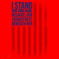 I Stand For This Flag Because Our Heroes Rest Beneath Her USA Santa Hat thumb 1