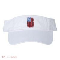 I Stand For This Flag Because Our Heroes Rest Beneath Her USA Visor thumb 0