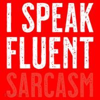 I Speak Fluent Sarcasm Santa Hat thumb 1