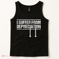 I Suffer from Depreciation Funny Accountant Tax Pun Tank Top thumb 2