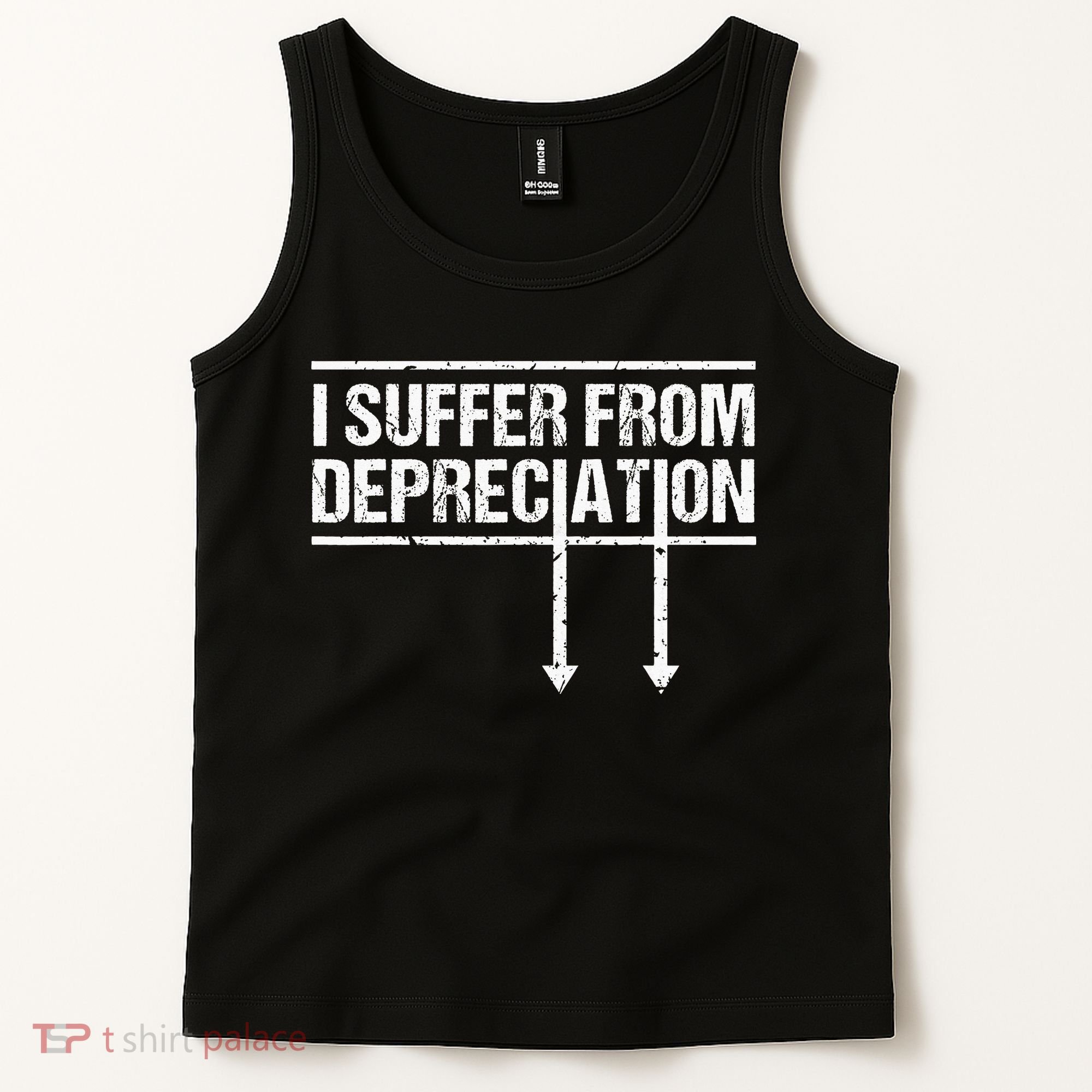 I Suffer from Depreciation Funny Accountant Tax Pun Tank Top