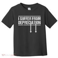 I Suffer from Depreciation Funny Accountant Tax Pun Toddler T-Shirt thumb 0