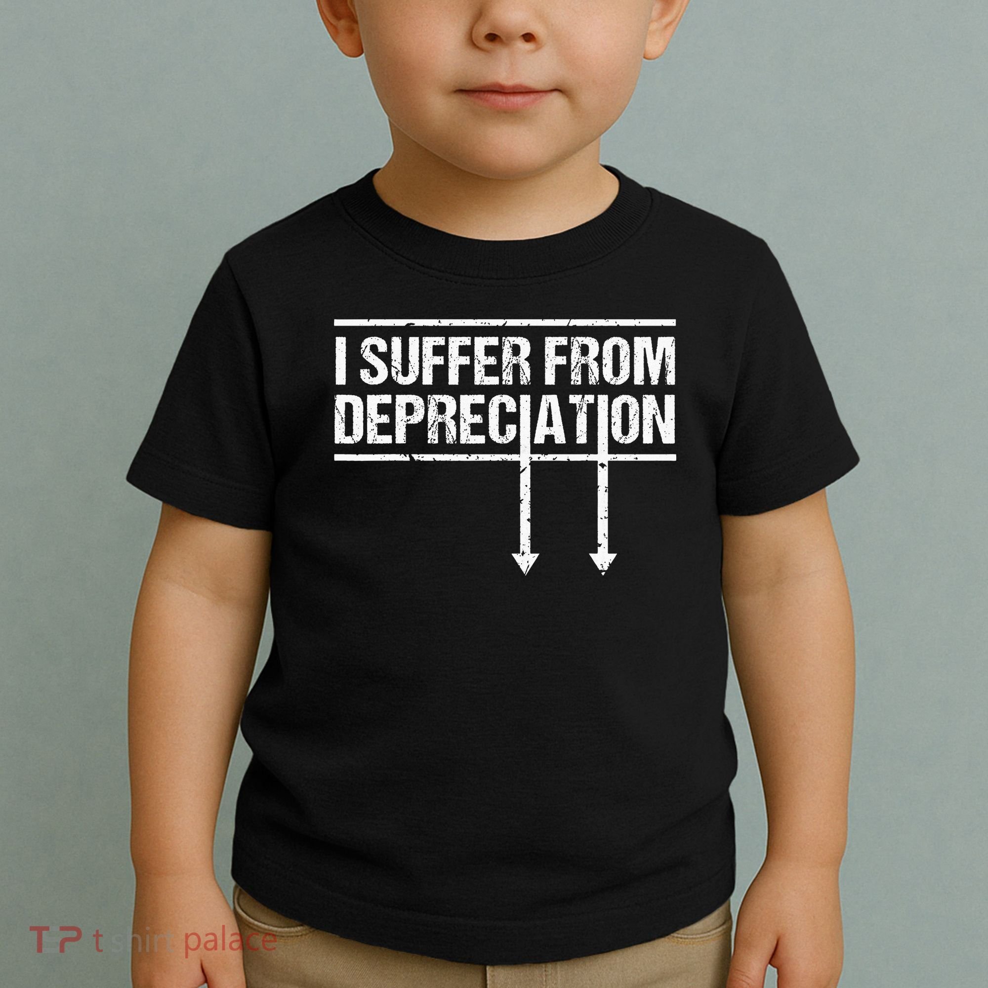 I Suffer from Depreciation Funny Accountant Tax Pun Toddler T-Shirt