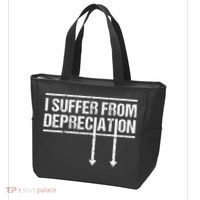 I Suffer from Depreciation Funny Accountant Tax Pun Tote Bag thumb 3