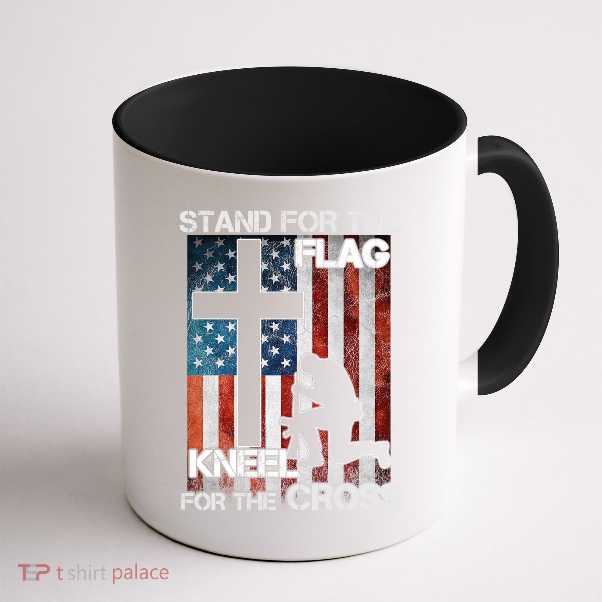 I Stand For The Flag And Kneel For The Cross Meaningful Gift Coffee Mug