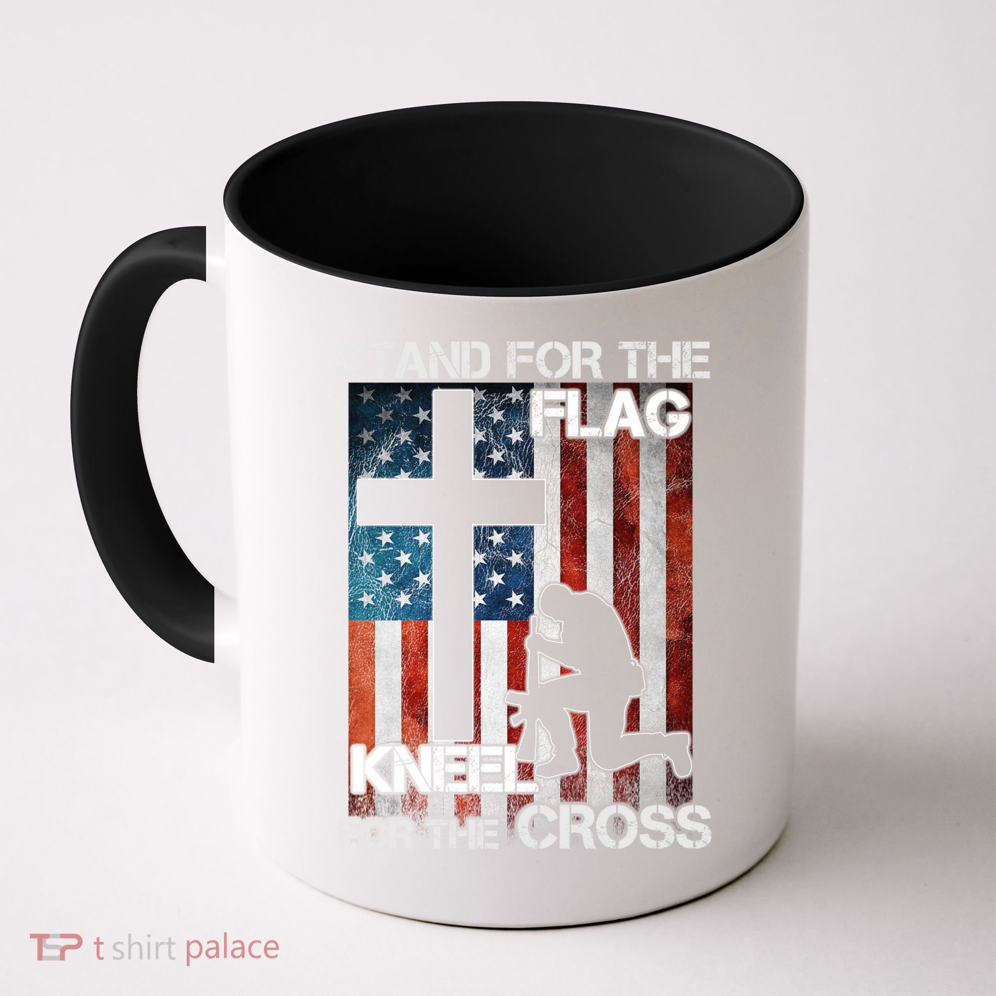 I Stand For The Flag And Kneel For The Cross Meaningful Gift Coffee Mug