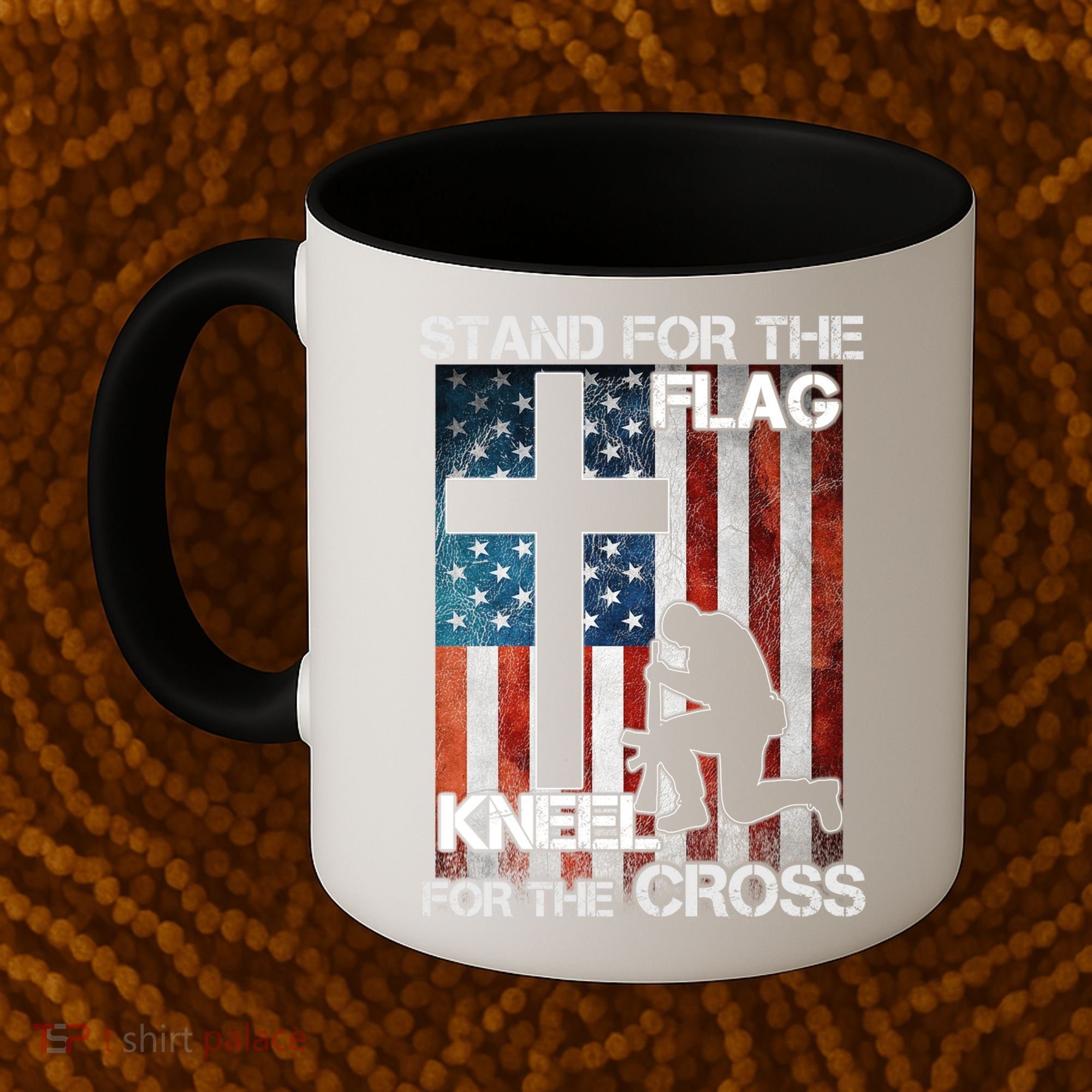 I Stand For The Flag And Kneel For The Cross Meaningful Gift Coffee Mug