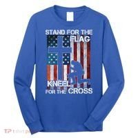 I Stand For The Flag And Kneel For The Cross Meaningful Gift Long Sleeve Shirt thumb 0