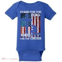 I Stand For The Flag And Kneel For The Cross Meaningful Gift Baby Bodysuit thumb 0