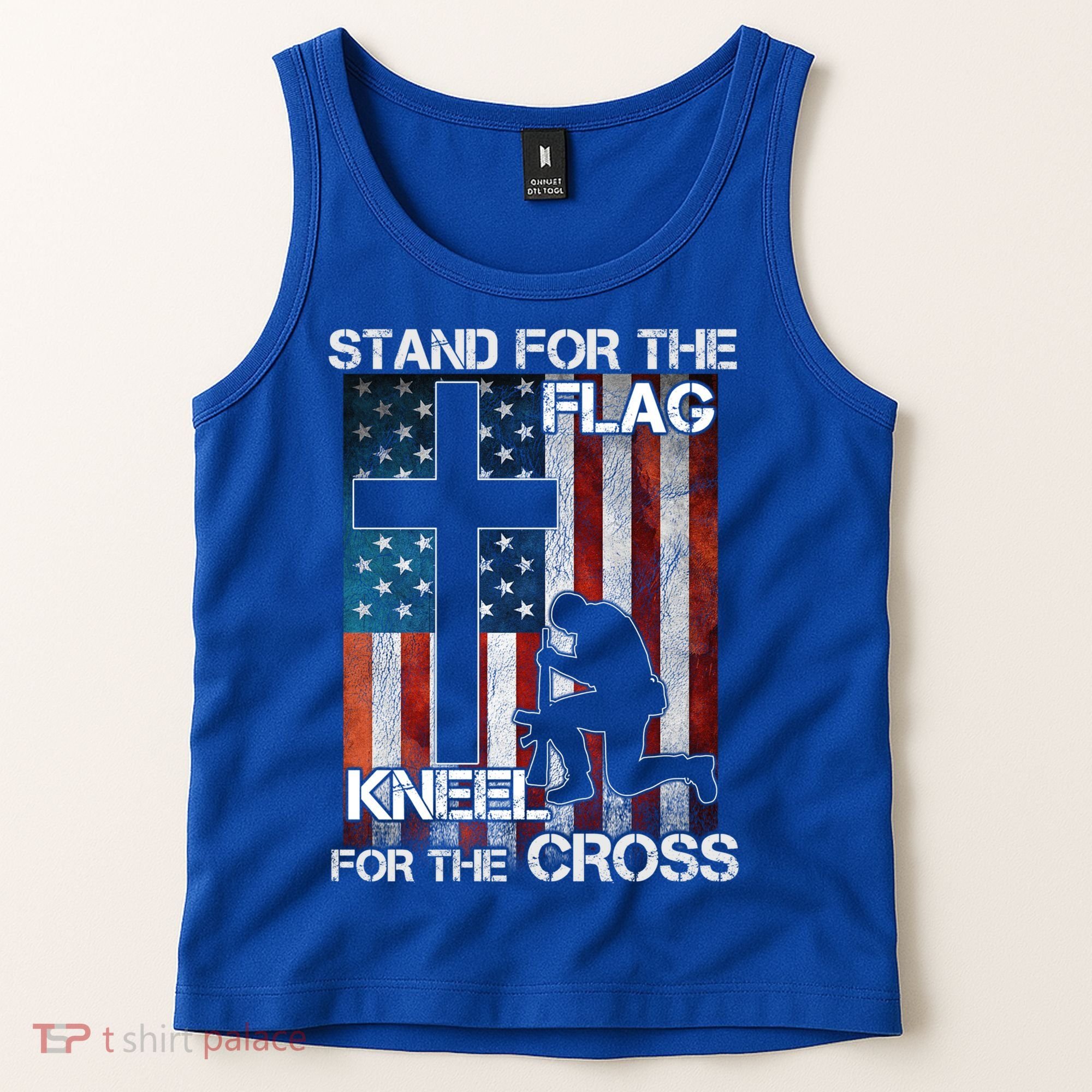 I Stand For The Flag And Kneel For The Cross Meaningful Gift Tank Top