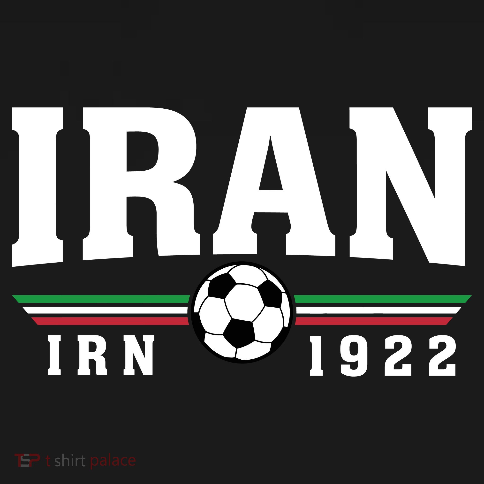 Iran Soccer Fan Vintage 1922 Tribute T-Shirt