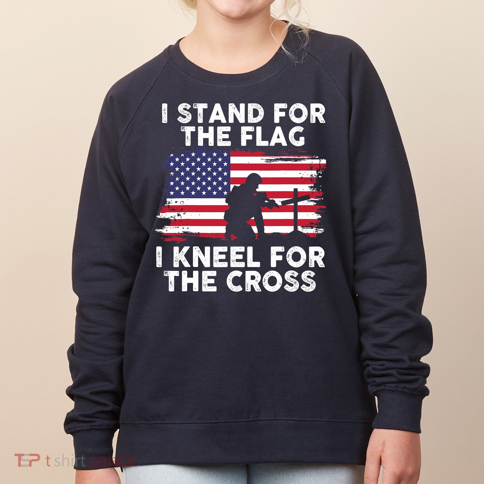 I Stand For The Flag Memorial Day For 4th Of July Women's Sweatshirt