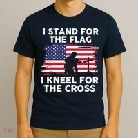 I Stand For The Flag Memorial Day For 4th Of July T-Shirt thumb 3