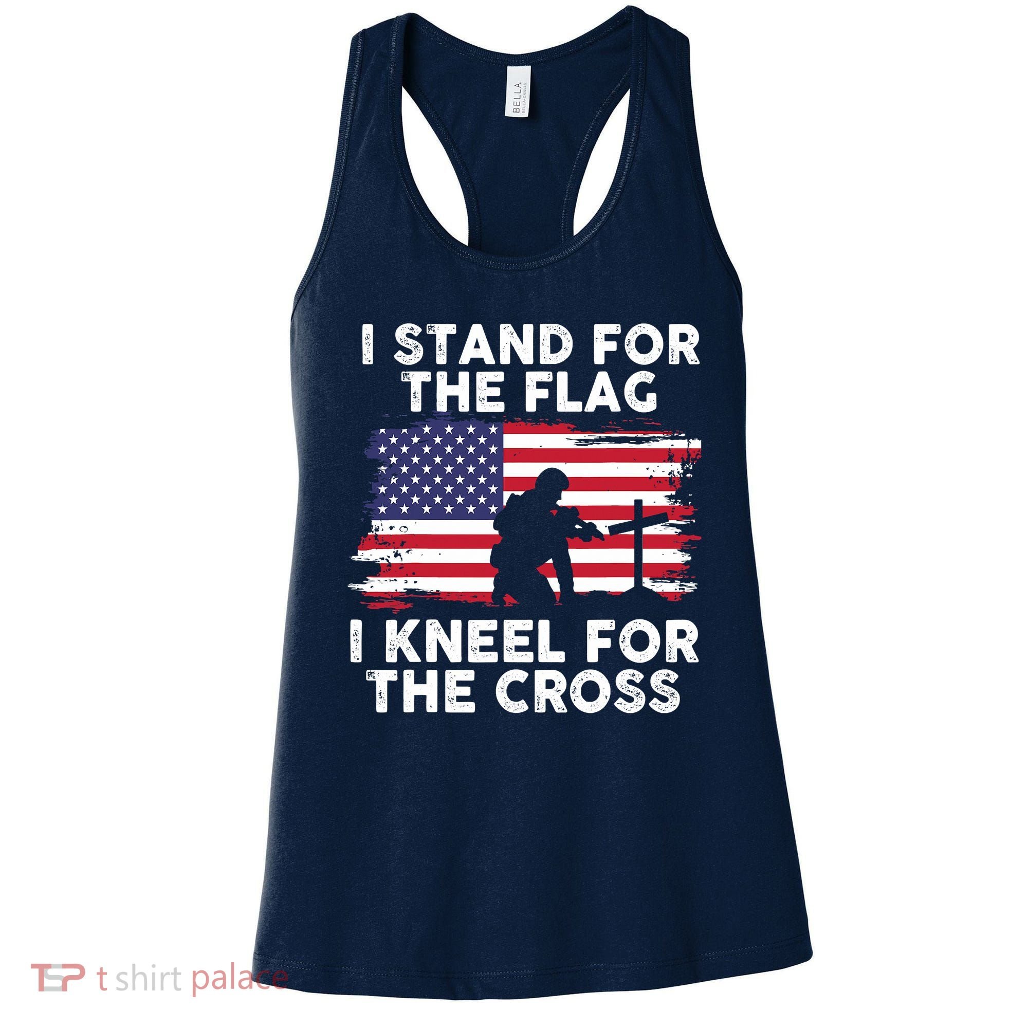 I Stand For The Flag Memorial Day For 4th Of July Women's Tank Top